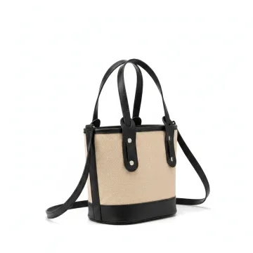 Ladies Canvas Bucket Tote Bag